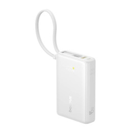 Baseus PicoGo Digital Display 10000mAh 45W Power Bank (White)
