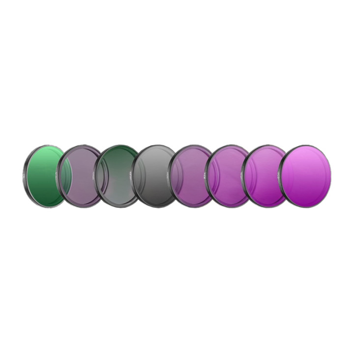 Sunnylife OA6-FI110 Filter Set for DJI Action 6 (CPL/MCUV/ND8/16/32/64/LPR/Black Mist 1/4)
