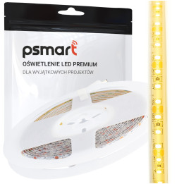 PSMART Taśma Pasek LED 12 В WW 3000K 2835 IP65 8 мм 120 светодиодов/м 5 м