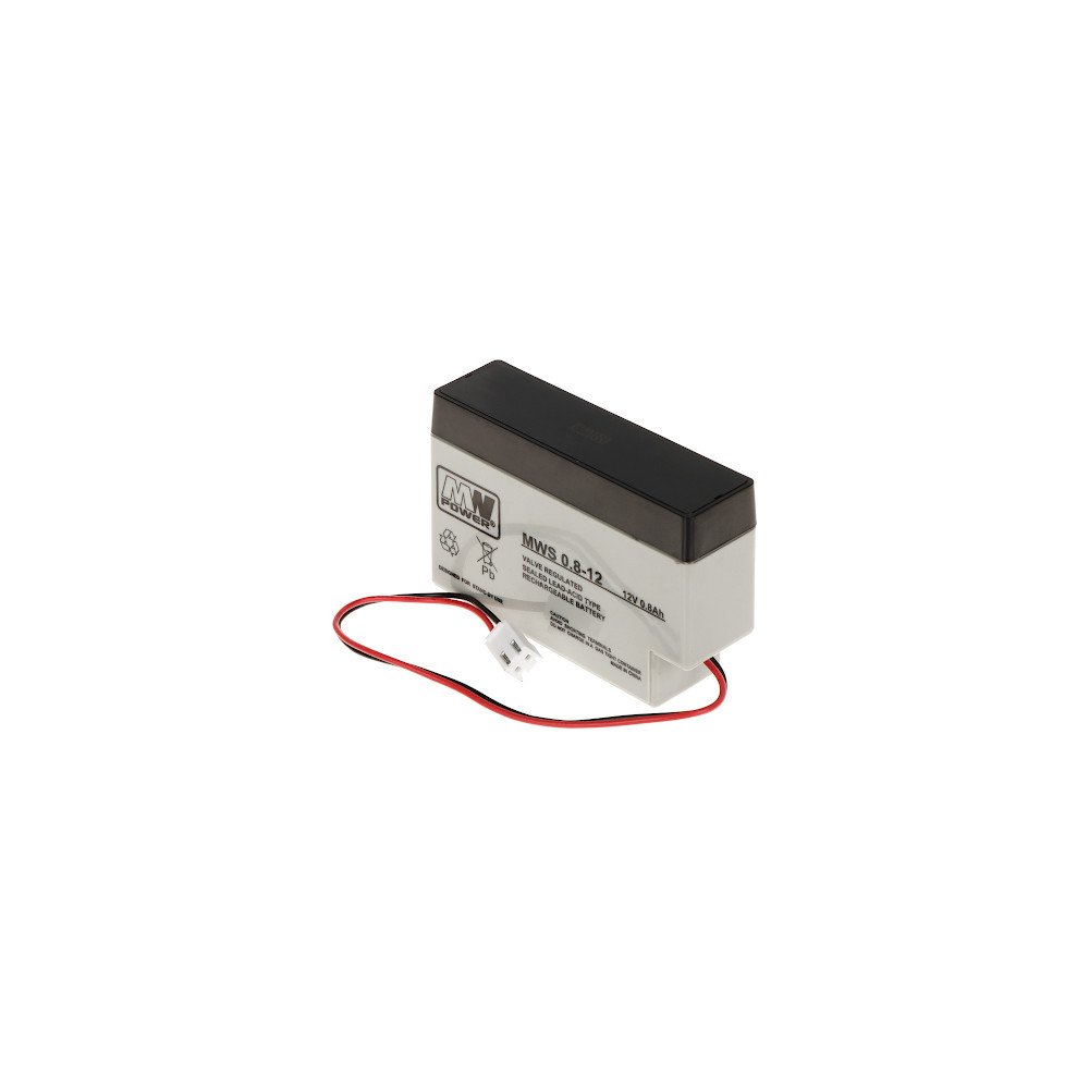 AKKU 12V/0.8AH-MWS MW Teho