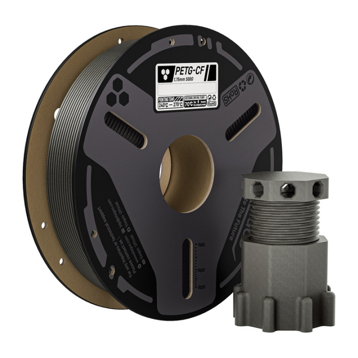 ELEGOO PETG-CF Filament Gray 0.5 kg 50.203.0648