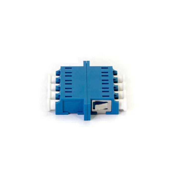 LC/UPC Single-Mode Quad Fiber Optic Adapter (SC Mount)