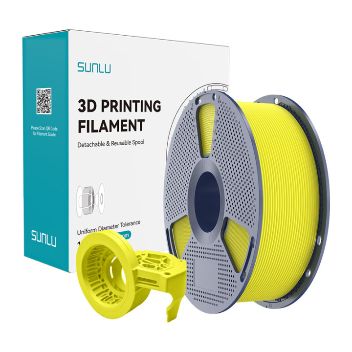 Sunlu PETG High-Speed Matte Filament (Yellow) - PETG H-S M Y