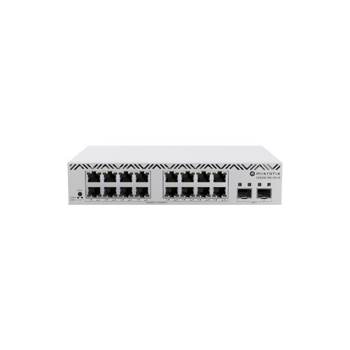 Mikrotik CSS318-16G-2S+IN 16-портовый Gigabit коммутатор
