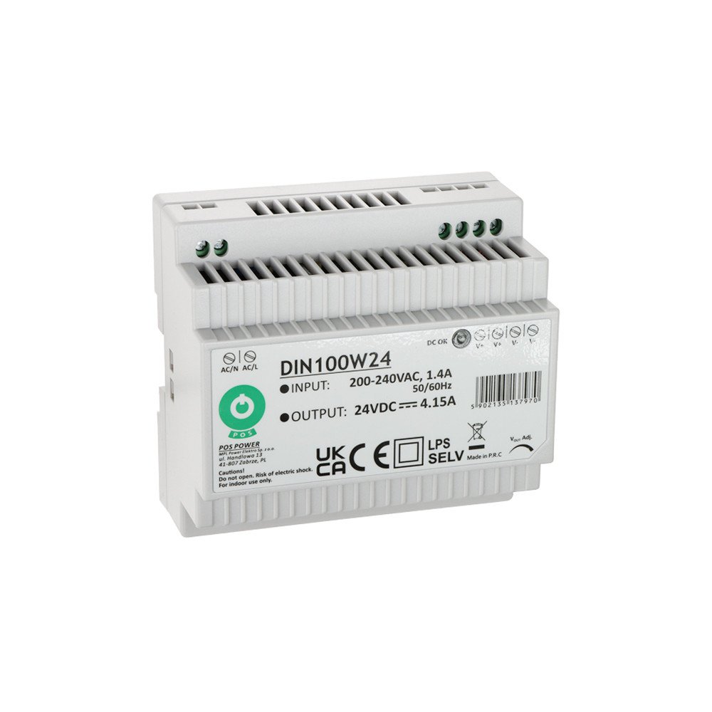 SWITCHING ADAPTER DIN100W24 POS