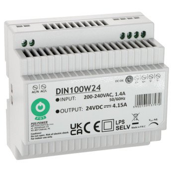 SWITCHING ADAPTER DIN100W24 POS