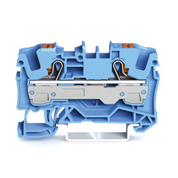 WAGO TOP JOB S 1-polu divvirzienu atsperu spaiļu bloks 6mm² zils
