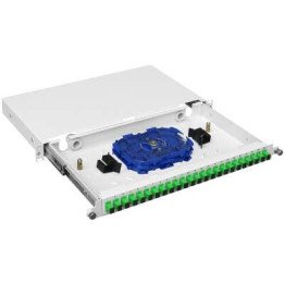 Mantar Fiber Optic Patch Panel Rack 19 1U SC 24 Simplex