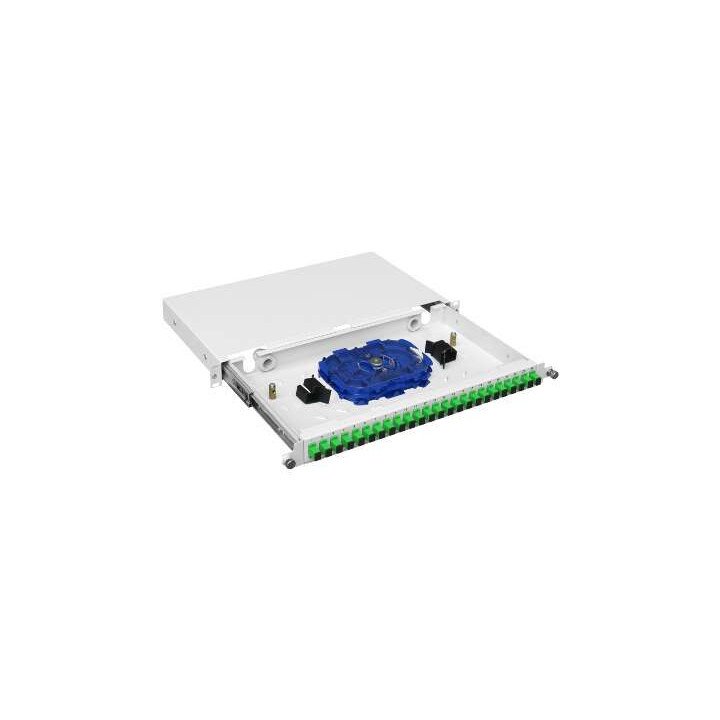 Mantar Fiber Optic Patch Panel Rack 19 1U SC 24 Simplex