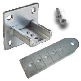 BFT SFR B COMPLETE - adjustable (screw-on) post mount for 1 actuator (N735002 00001)