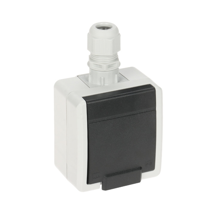 LIZDAS MONTUOJAMAS ANT PAVIRŠIAUS PAVIENIS AQUANT-G1/EPN-V2 250&nbsp;V AC 16&nbsp;A IP65 Elektro-Plast