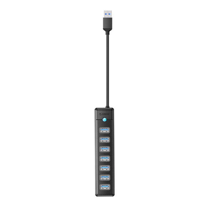 Адаптер-концентратор Orico PW7U USB-7x USB 3.0 (черный)