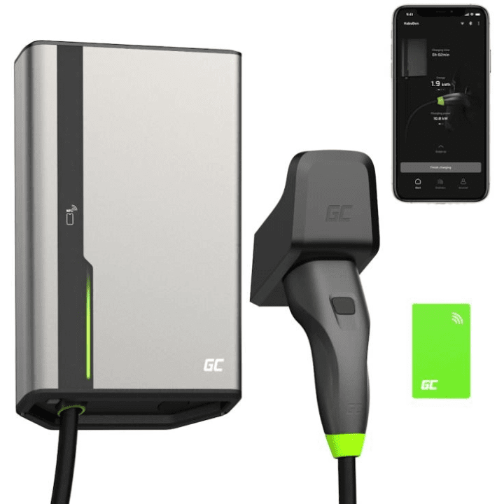 Green Cell HabuDen EVGC021B2275 – wallbox 22 kW Type 2, cable 7,5 m