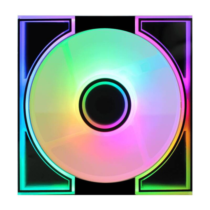 Охлаждающий вентилятор Darkflash DM8 ARGB (черный)