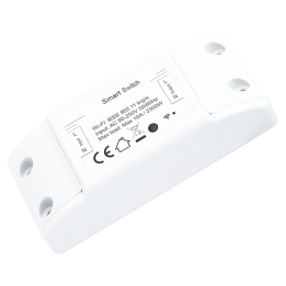NIVIAN RETAIL NVS-SMARTSWITCH-W умная розетка Wi-Fi 10A 2300W с таймером и голосовым управлением