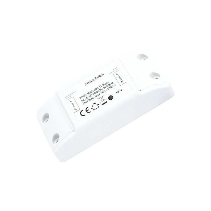 NIVIAN RETAIL NVS-SMARTSWITCH-W умная розетка Wi-Fi 10A 2300W с таймером и голосовым управлением