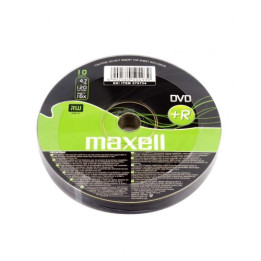 Maxell DVD+R 120min 4,7GB 16x matrica, kettad pakendid 10 gab.