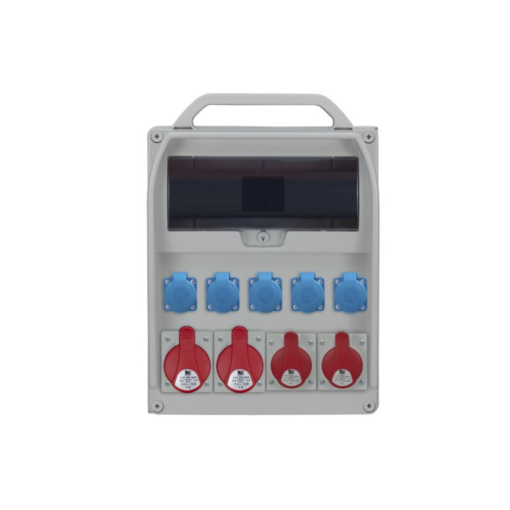R-BOX 460R 17S, 2x32A/5p, 2x16A/5p, 5x250V, tühi