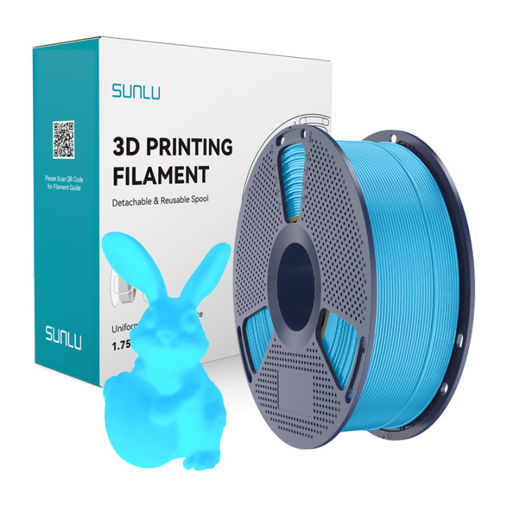Sunlu PLA Glow-in-the-Dark Filament Blue 1.75mm 1kg