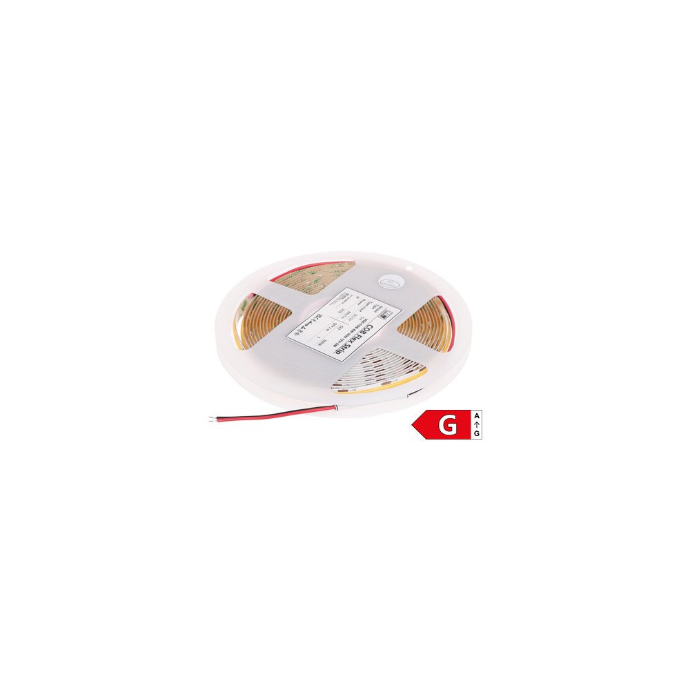 LED SVIESOS JUOSTELE LED-COB-12V/8W-WW/5M 3000 K MW apsvietimas