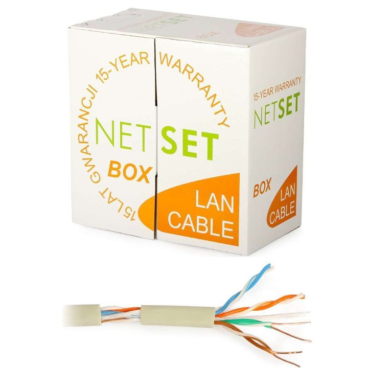 NETSET Cat5e UTP Tīkla Kabeļa 305m Spole