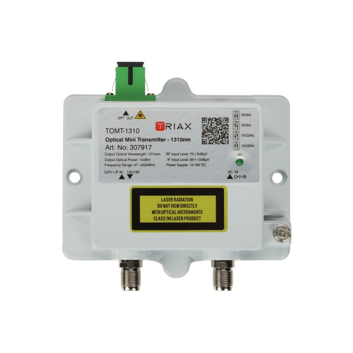OPTINIS SIŲSTUVAS TOMT-1310 + MAITINIMO ŠALTINIS TRIAX