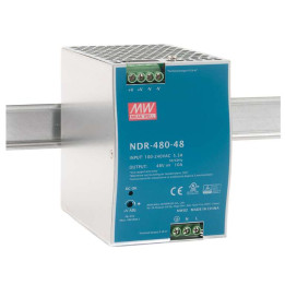 Mean Well NDR-480-48 48V/480W/10A DIN-Rail Power Supply