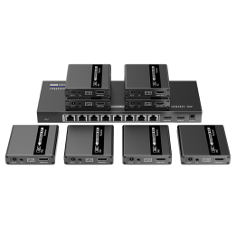 LENKENG HDMI-SPL-1x8-4K30-CAT6 1x8 HDMI sadalītājs-pagarinātājs pa CAT6, 4K30Hz, 1080p60Hz
