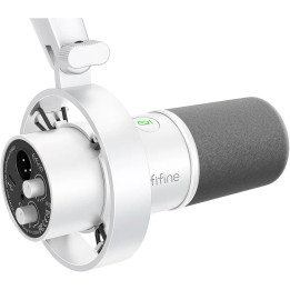 Динамический микрофон Fifine K688W (белый)