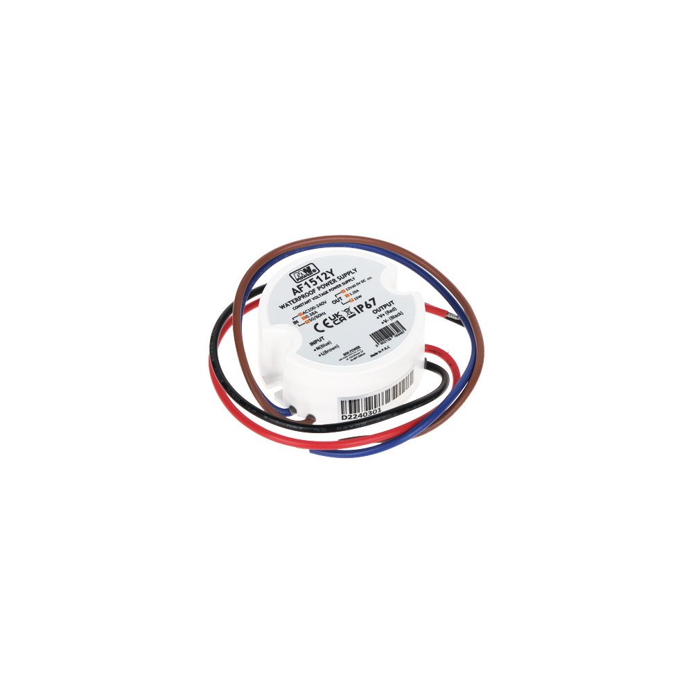 SLEDZES ADAPTERS 12V/1.25A-TP-V2 MW POWER
