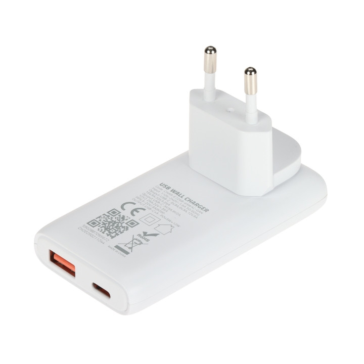 Delta Power CHAR-E726B-65WAC-GAN 65W USB-C GaN зарядное устройство быстрой зарядки для ноутбуков и смартфонов