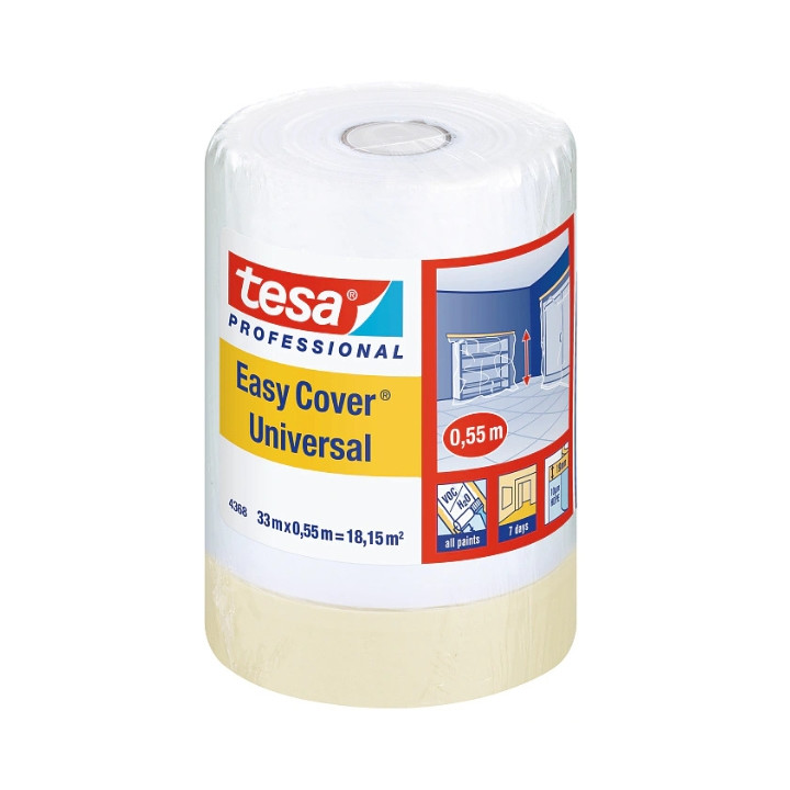 TESA EASY-COVER-UNIVERSAL/33X550 Защитная пленка с лентой для распределительных щитов 33 модуля 3 ряда 330x550мм