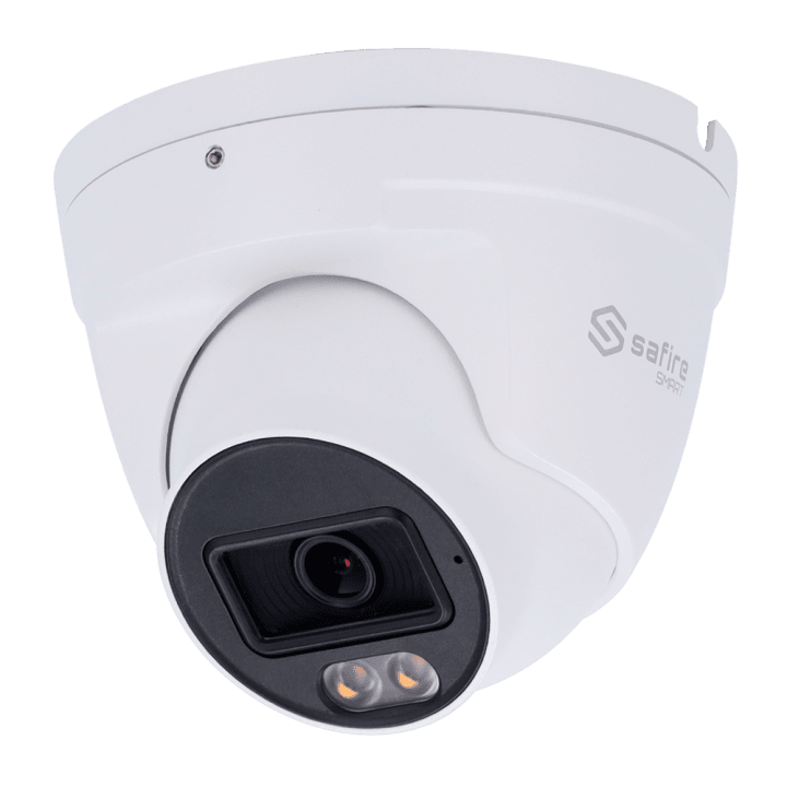 SAFIRE SMART SF-IPT011A-6E1-DL 6MP torņa IP kamera ar PoE, Wi-Fi, IP67, dubulto apgaismojumu, 2,8 mm