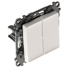 LEGRAND LE-752105 Valena Life 2-Gang Illuminated Smart Wall Switch 10A