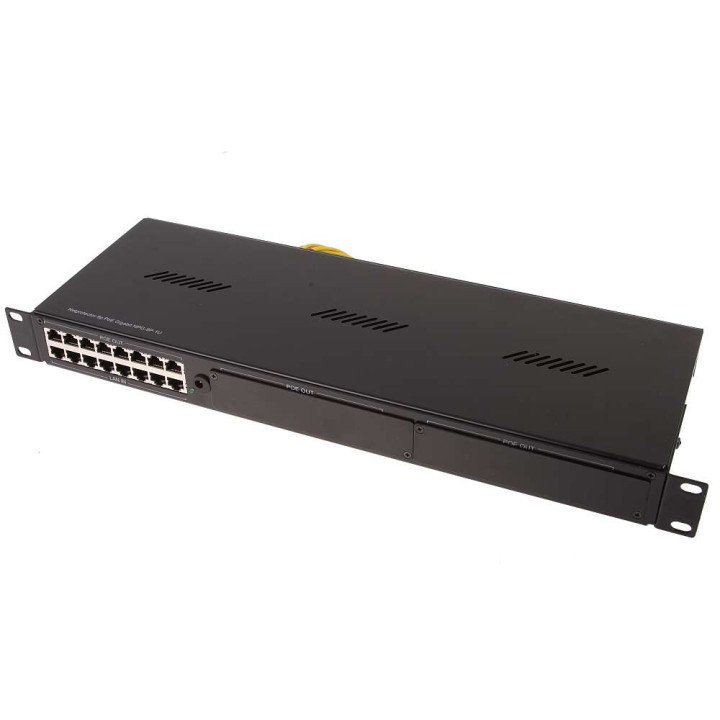 Cyberteam NPG-8P-1U Gigabit PoE pārsprieguma aizsargs 8-portu