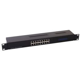 Cyberteam 8-portu PoE jaudas adapteris 19" stīpas montāža