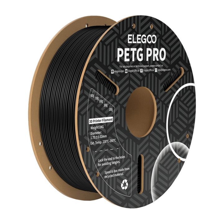 ELEGOO PETG Pro Filament (Black) 1.75mm 1kg