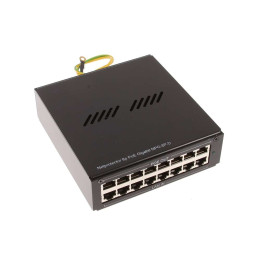 Cyberteam NPG-8P-D Gigabit PoE pārsprieguma aizsargs galda