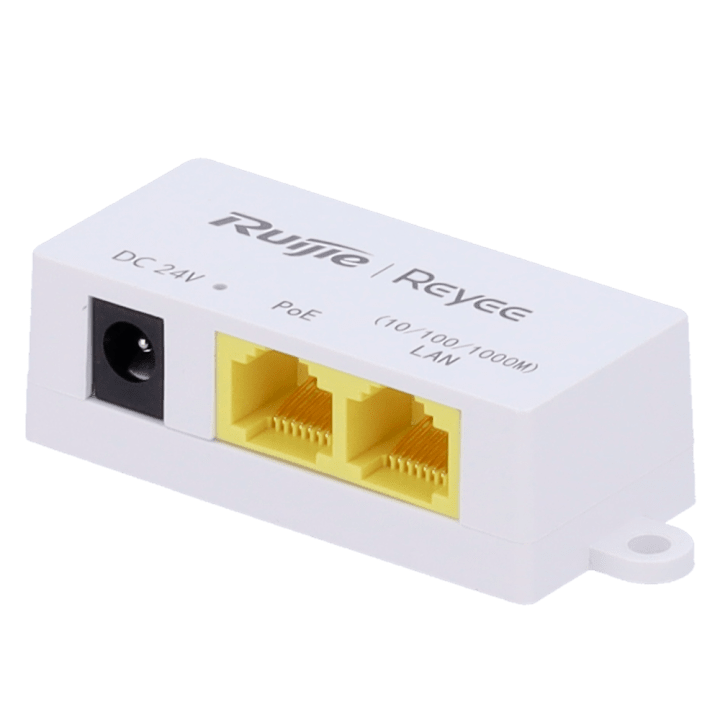 MARCA BLANCA INJ-POE-G-1224DC PoE purkštukas 12-24V DC įvesties Gigabit Ethernet