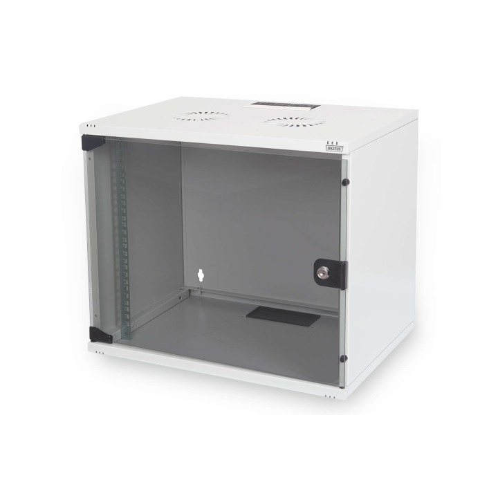 Digitus 19" 7U 400mm sienas skapim ar stikla durvīm