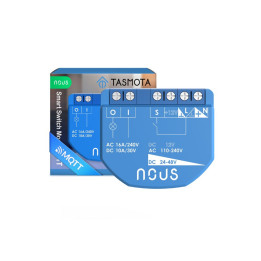Nous B1T Smart Wi-Fi 1-rühmaline minireleemoodul (Tasmota püsivara, Matter Compatible)