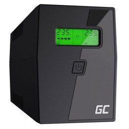 Источник бесперебойного питания (ИБП) Green Cell GC-UPS01, 600VA 360W Power Proof