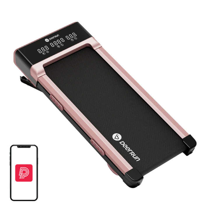 DeerRun Z10 elektrinis bėgimo takelis (rožinis)