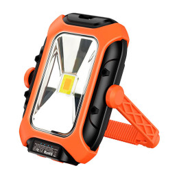Darbnīcas lampa ar saules paneli Superfire GM05 - 500 lm, powerbank.