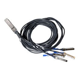 MikroTik RTB-DQ+BC0003-DS+ QSFP56 200G sadalīšanas kabelis 4x50G