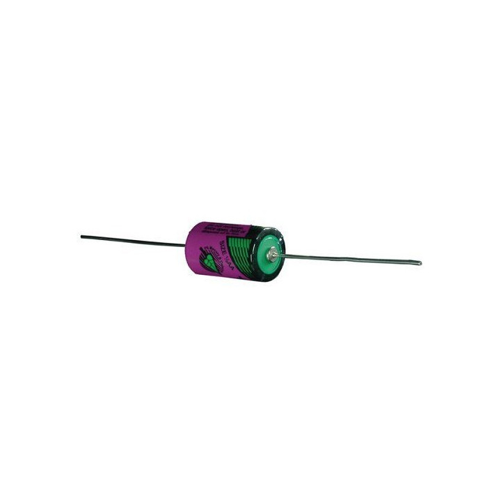 Tadiran SL-750 CNA 1/2 AA 1.1Ah 3.6V LTC Li-SoCI2 Non-rechargeable battery with welded contacts