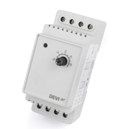 Termoregulators DEVIreg 330, -10 - +10°C, 16A, DIN, ar grīdas sensoru