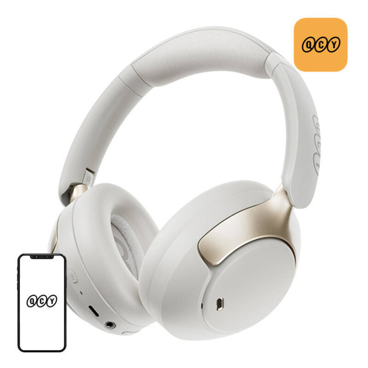 QCY H3 Pro kõrvaklapid (valged)