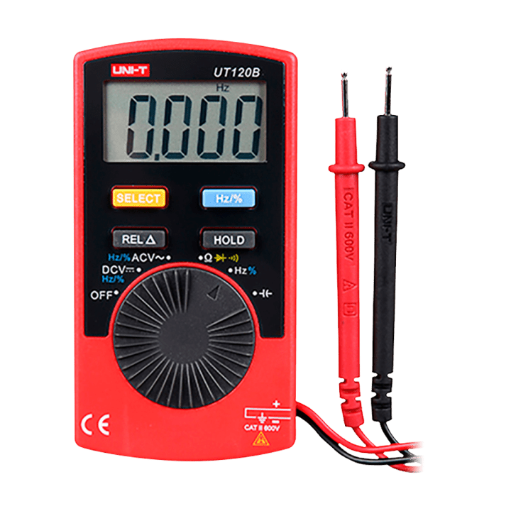 UNI-TREND UT120B Цифровой Мультиметр 2000 Отсчетов Компактный Ручной