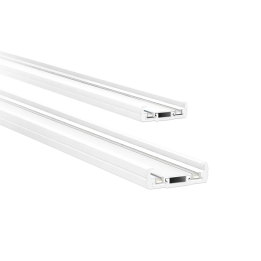 Matalaprofiilinen pinta-asennettu magneettikisko TR26 valkoinen 2m